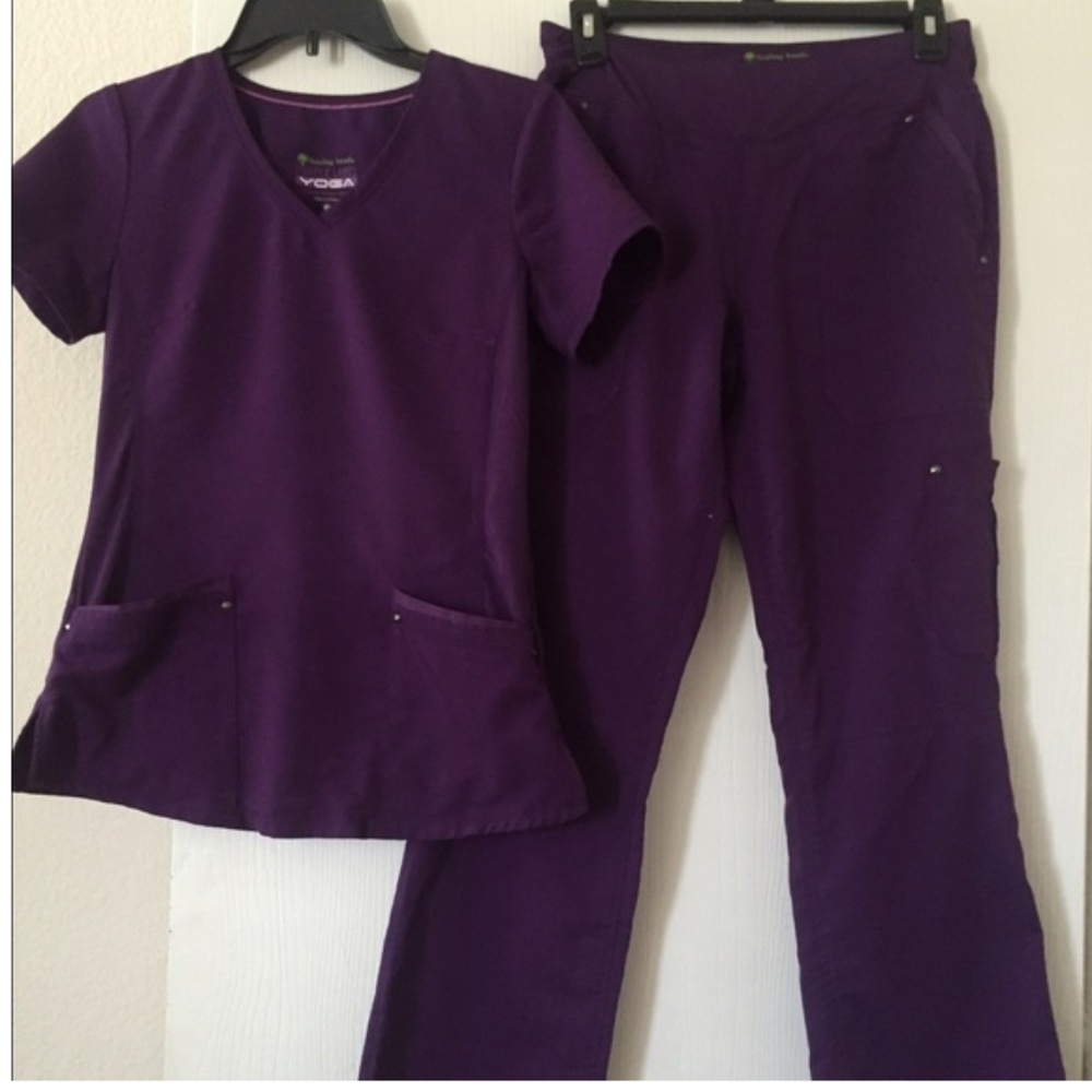 Healing Hands Purple Label Tori Yoga Scrub